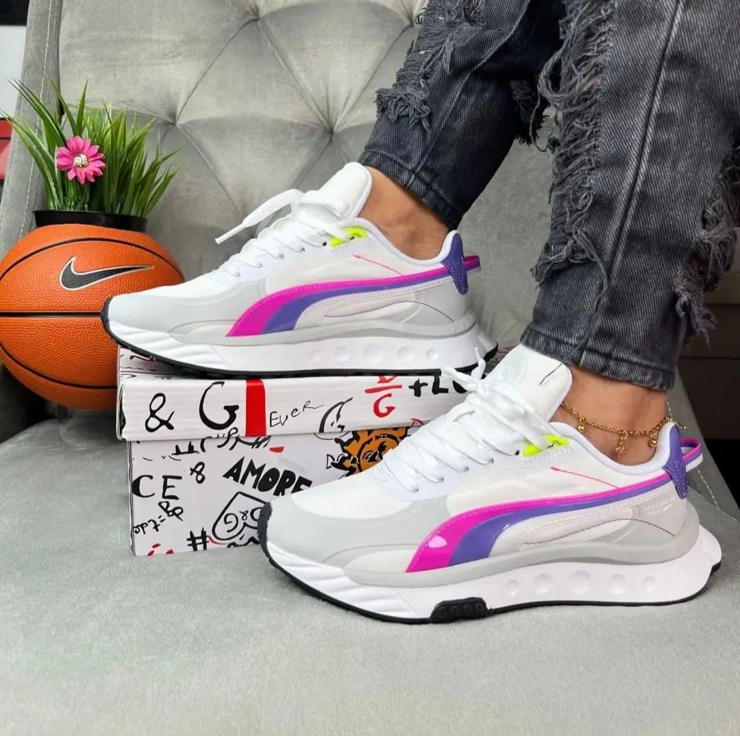 🔥PUMA WILD RIDER- BLANCAS W V2 - MUJER