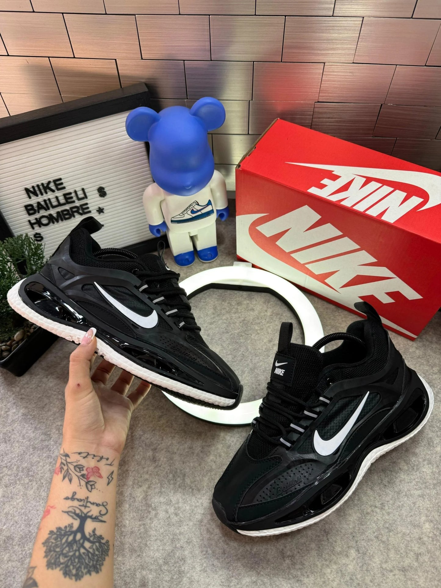 🔥NIKE BAILLELI - NEGRO - HOMBRE