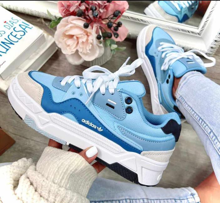 🔥ADIDAS FUSION - AZUL - MUJER