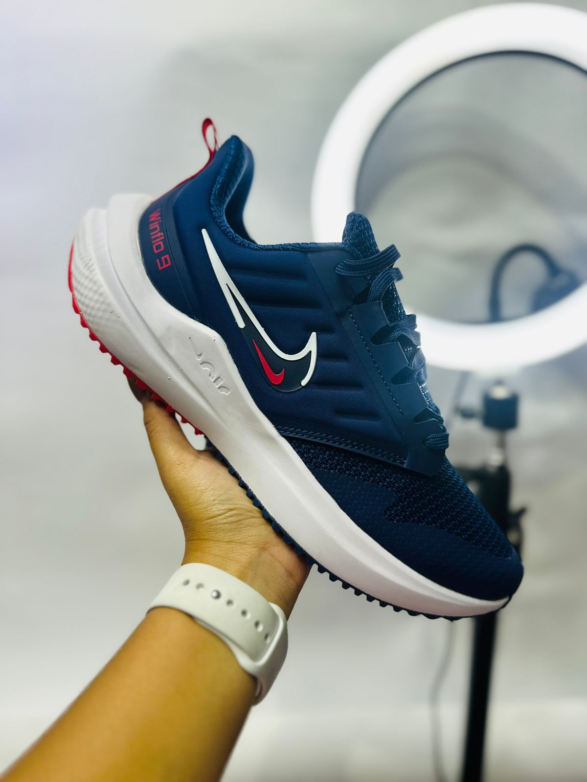 🔥NIKE AIR WINFLO 9 -AZUL - HOMBRE