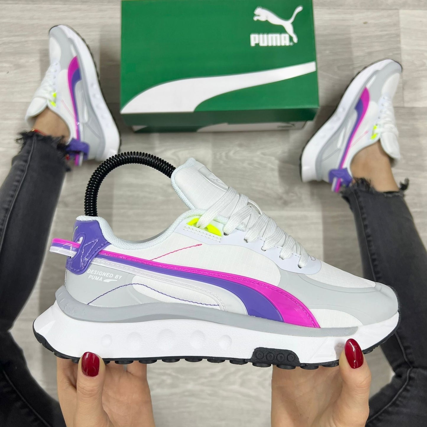 🔥PUMA WILD RIDER- BLANCAS W V2 - MUJER