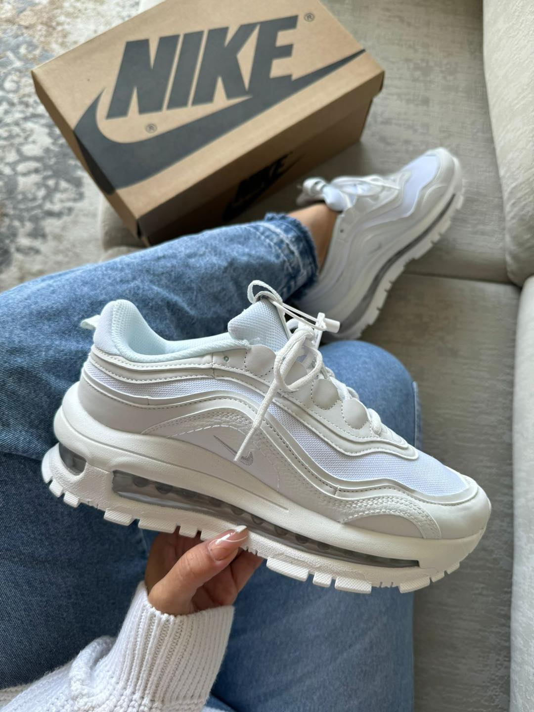 Zapatos Nike Air Max Blancos Zapatillas Deportivas Tenis Air Max