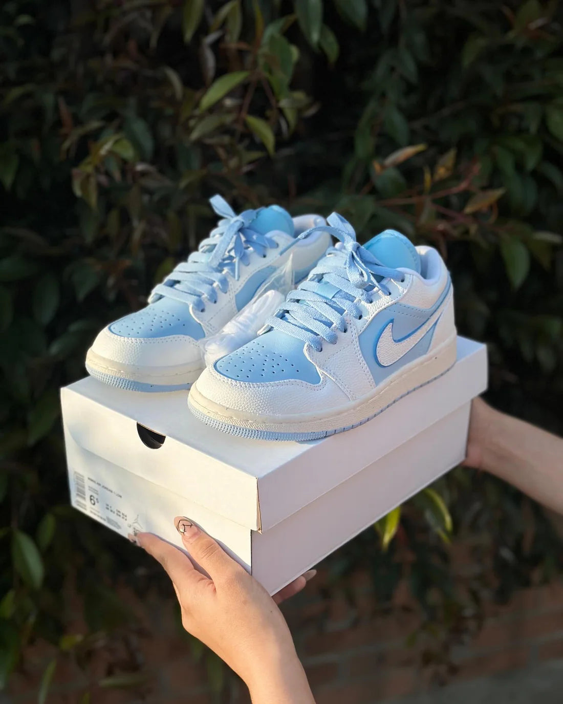 🔥NIKE AIR JORDAN 1 LOW - ICE BLUE - MUJER