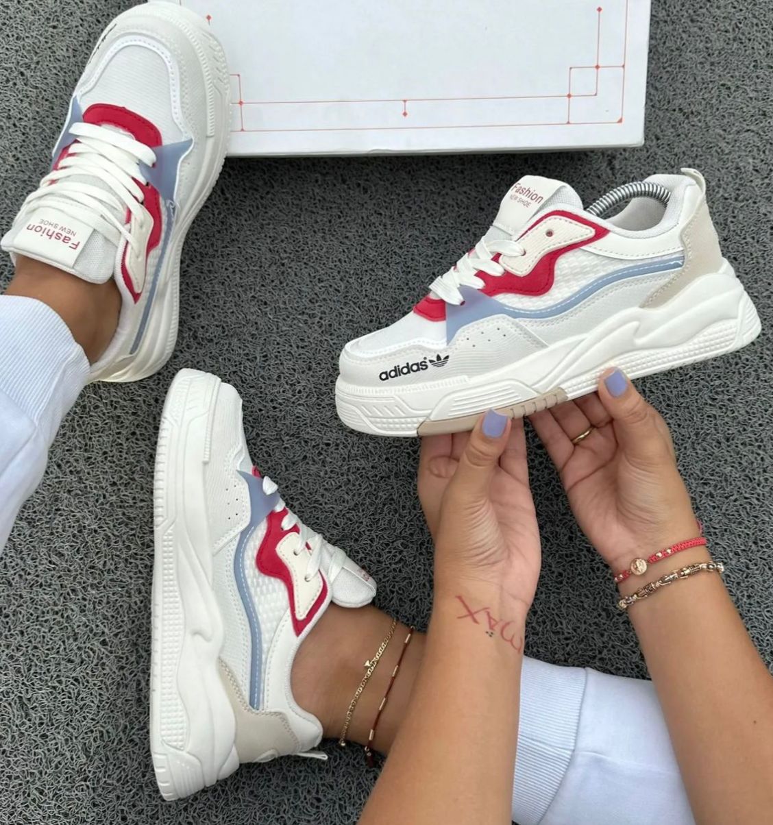 🔥ADIDAS FUSION - BLANCAS V2 - MUJER