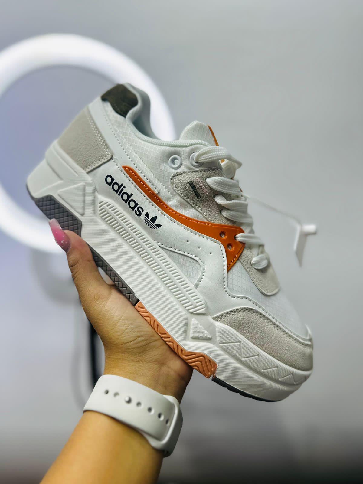 🔥ADIDAS FUSION - CREAM - MUJER