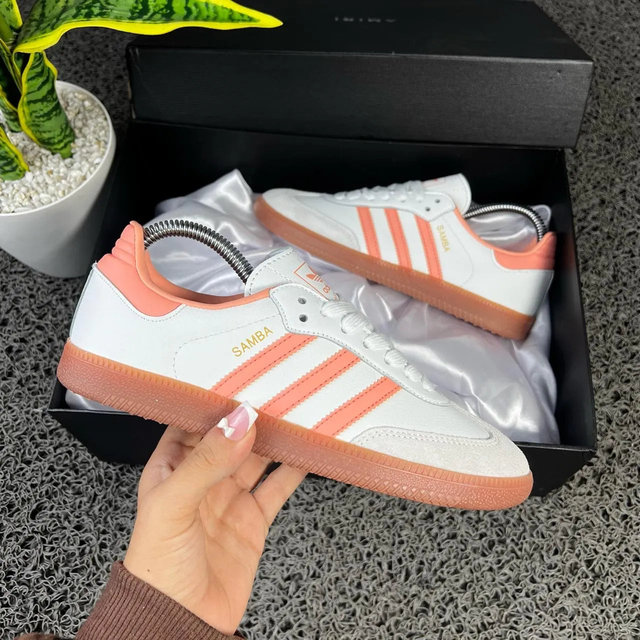 🔥ADIDAS SAMBA - LIGHT PINK - MUJER