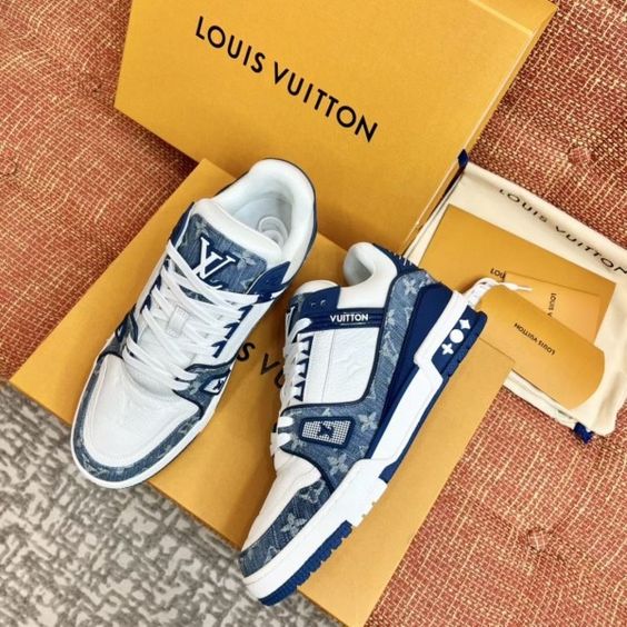 🔥LOUIS VUITTON TRAINER - AZUL - UNISEX