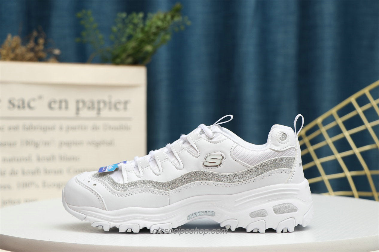 🔥SKECHERS D'LITES - BLANCAS - MUJER