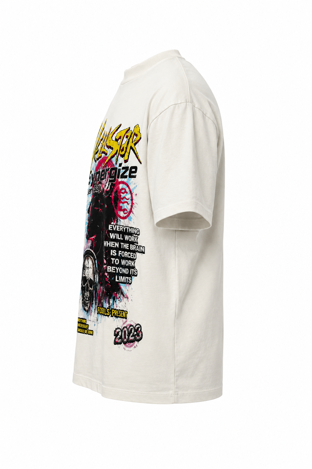 CAMISETA OVERSIZE HOMBRE HLLSTAR SYNERGIZE 1.1