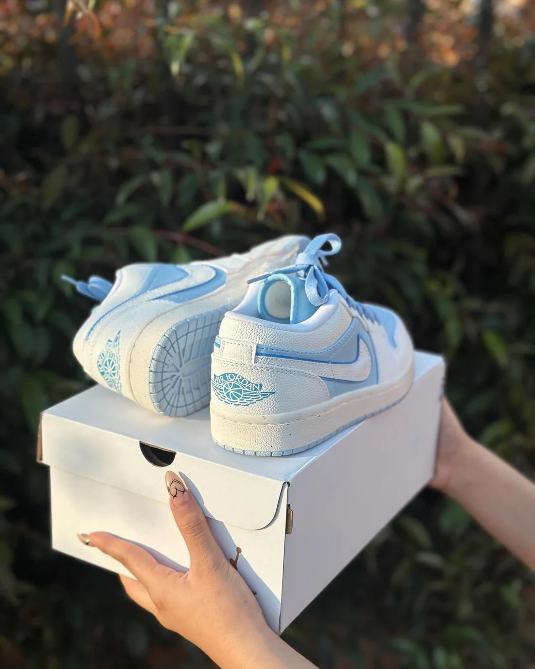 🔥NIKE AIR JORDAN 1 LOW - ICE BLUE - MUJER