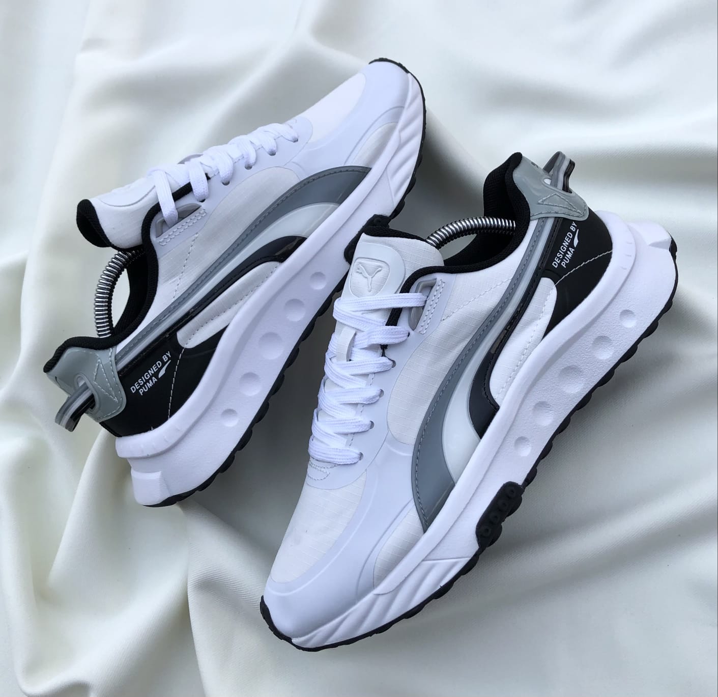 🔥PUMA WILD RIDER- BLANCAS V2 - HOMBRE