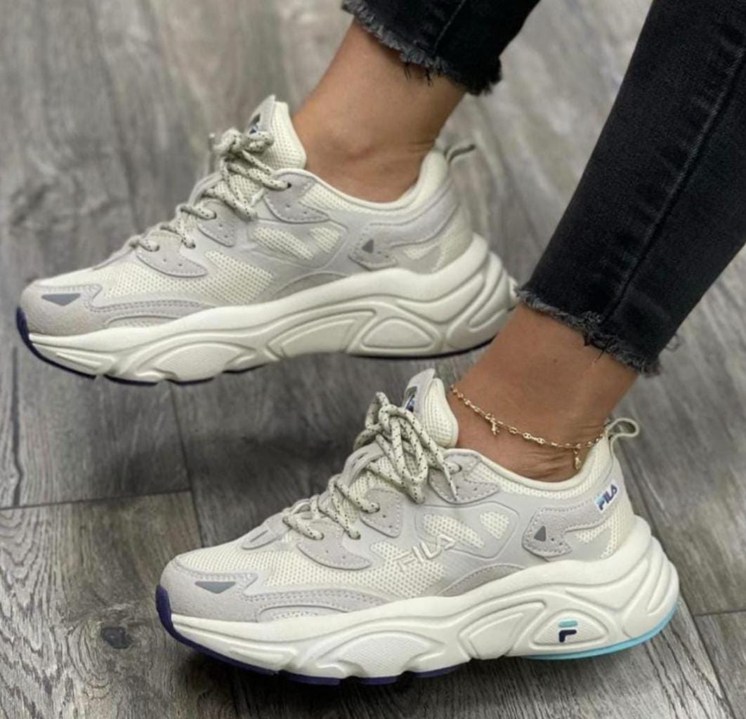 🔥FILA SPORT - RETRO V4 BLANCO - MUJER