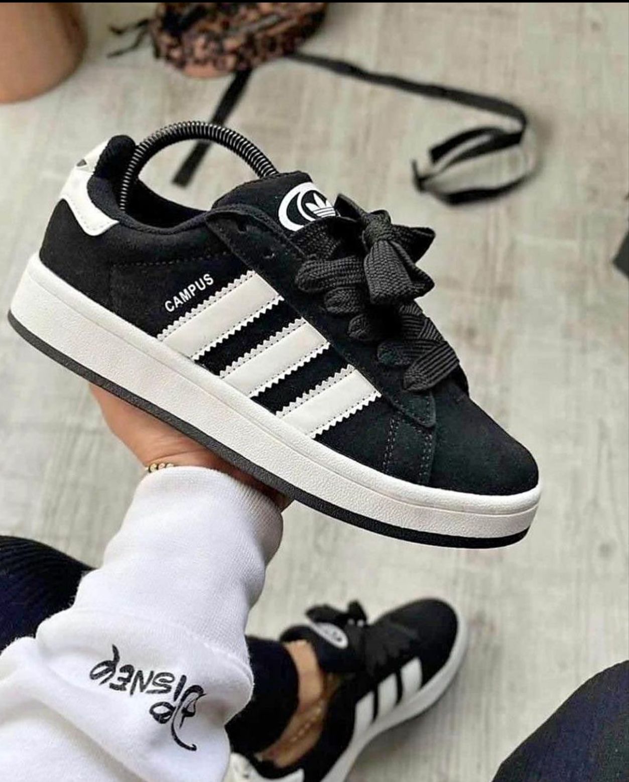🔥ADIDAS CAMPUS 24 - CLASSIC BLACK - HOMBRE