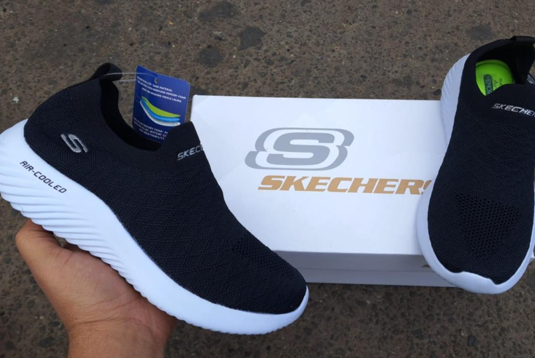 SKECHERS AIR COOLED NEGRO MUJER