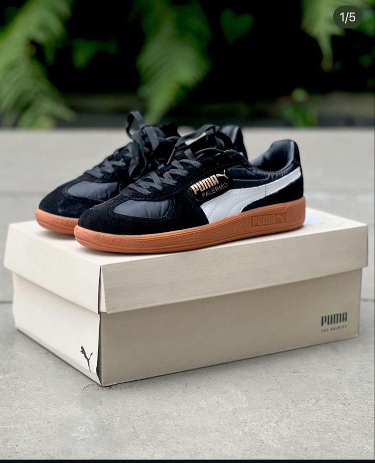 🔥PUMA PALERMO - NEGRO - HOMBRE