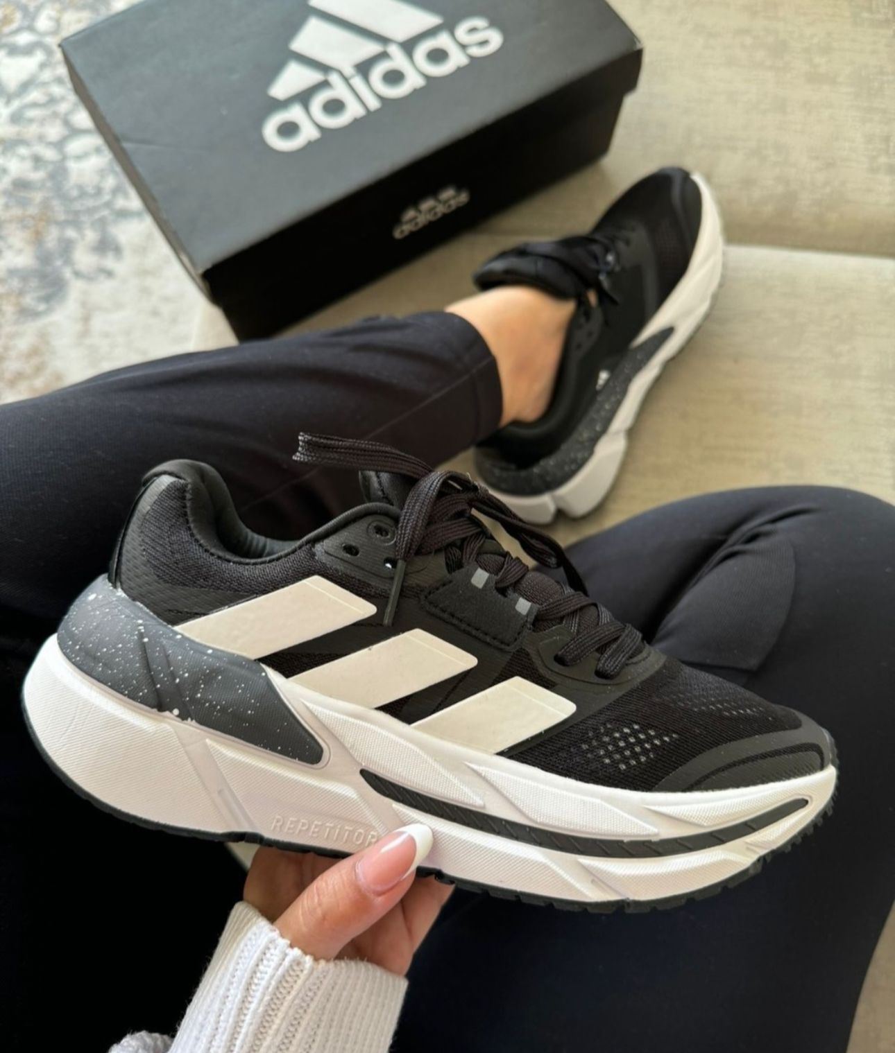 🔥ADIDAS ADISTAR CS 2.0 - NEGRO V3 - MUJER