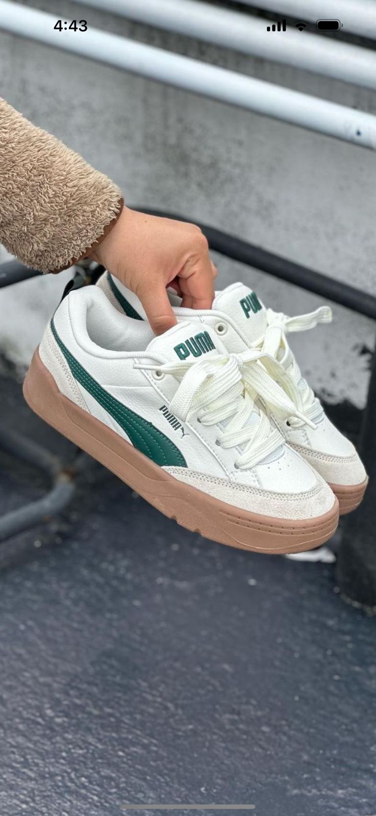🔥PUMA PARK LS - CLASSIC GREEN - HOMBRE