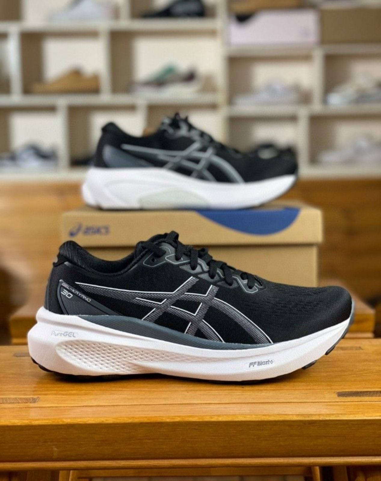 🔥ASICS PURE GEL - NEGRO - HOMBRE