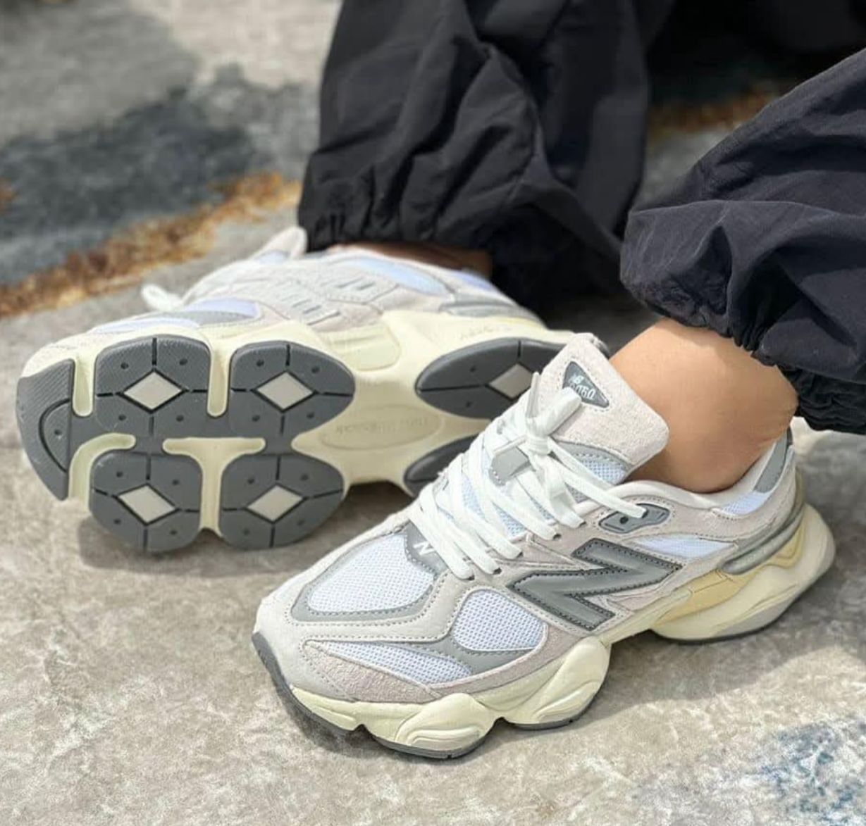 🔥NEW BALANCE 9060 CREAM UVB 2 - MUJER