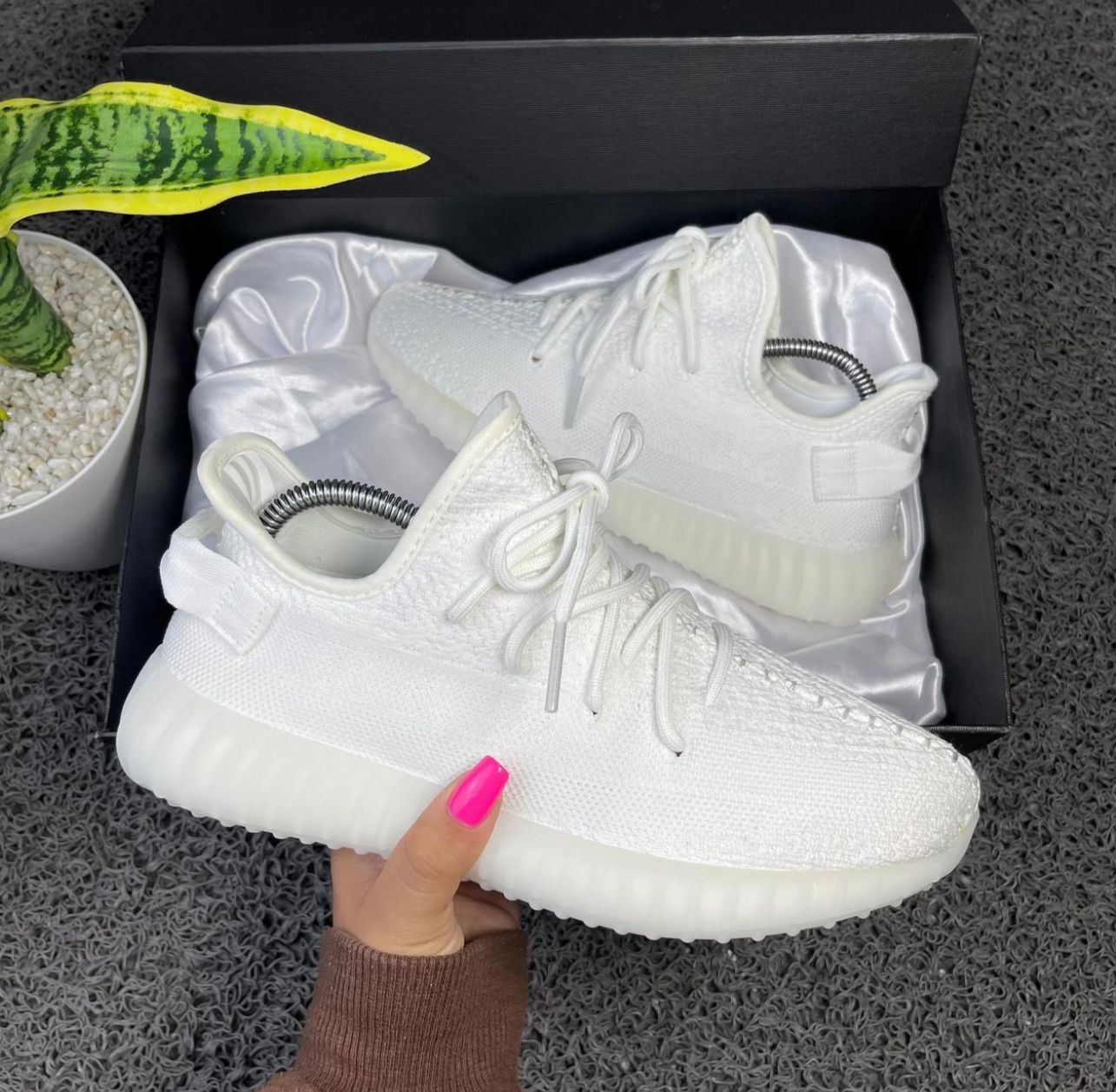 🔥ADIDAS YEEZY BOOST 350 - BLANCO - MUJER