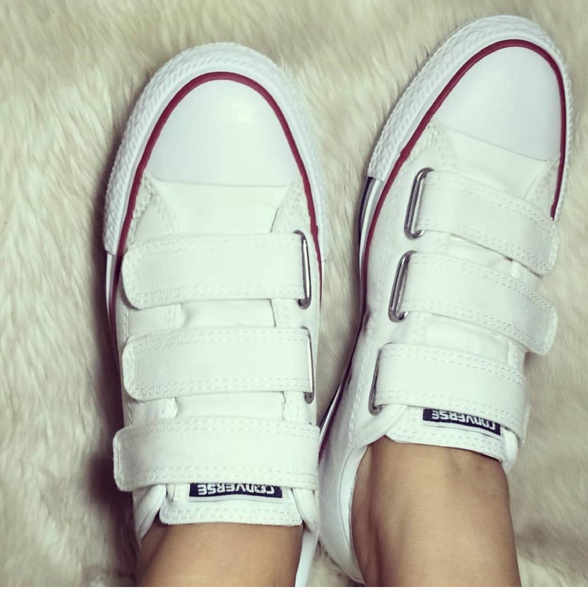 🔥ZAPATO CHUCK TAYLOR ALLSTAR ADULTO BLANCO VELCRO