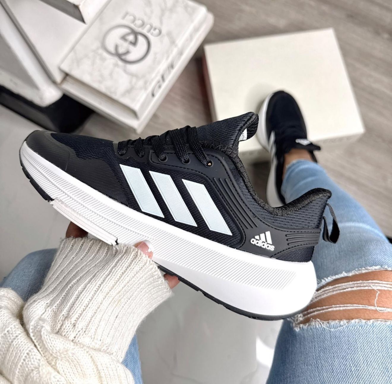 🔥ADIDAS RACER 25 - NEGRO V2 - MUJER