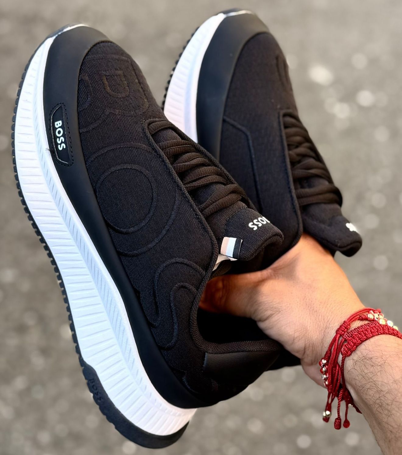 🔥HUGO BOSS HIGH SOLES - NEGRO - HOMBRE