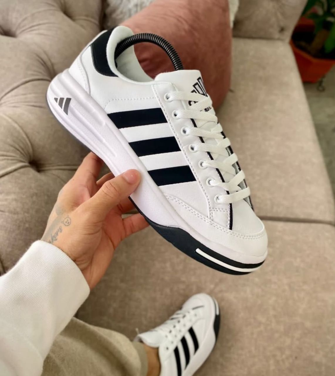 🔥ADIDAS NASTASE - BLANCO - HOMBRE