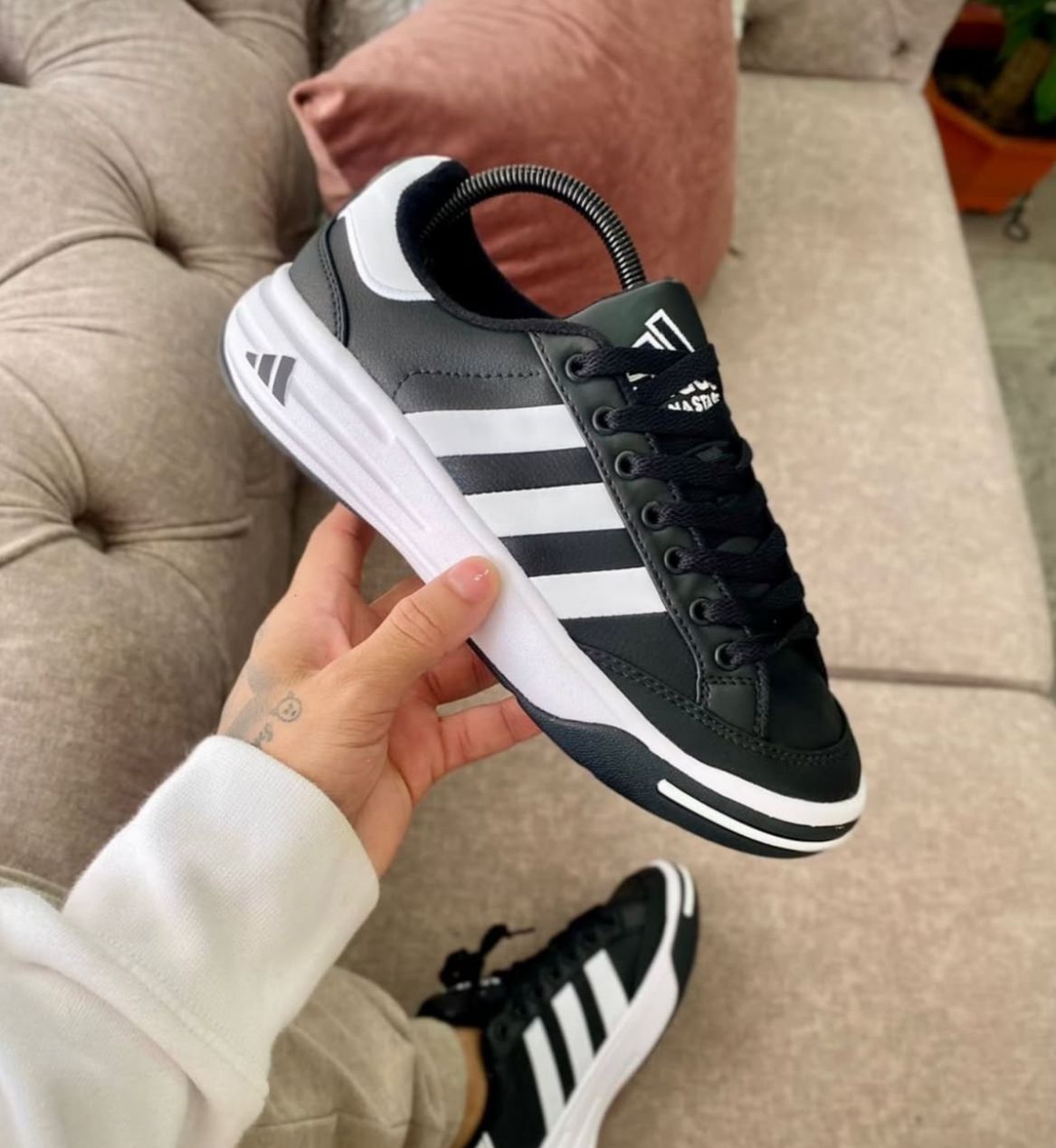 🔥ADIDAS NASTASE - NEGRO - HOMBRE