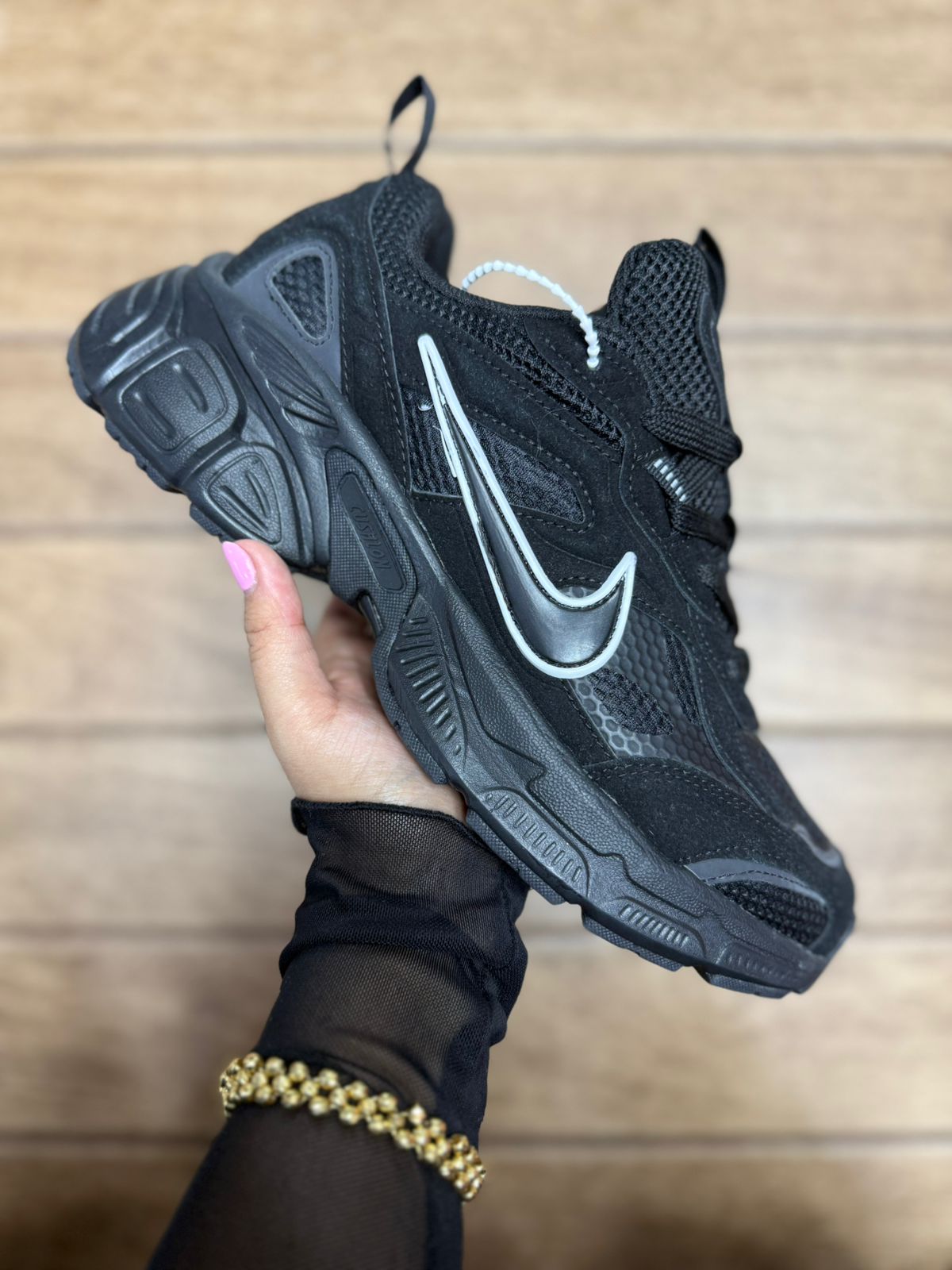 🔥NIKE CUSHLON - T BLACK - HOMBRE