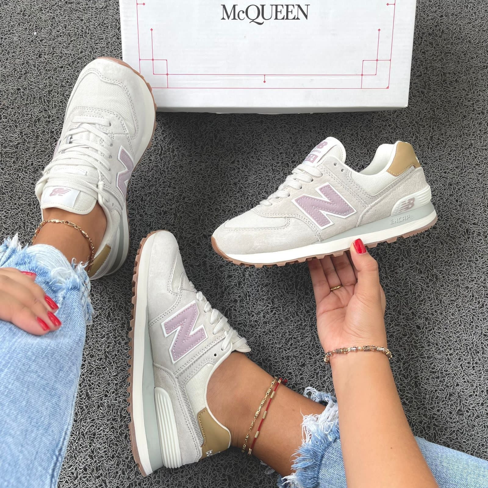 🔥New Balance 574 Military Mujer