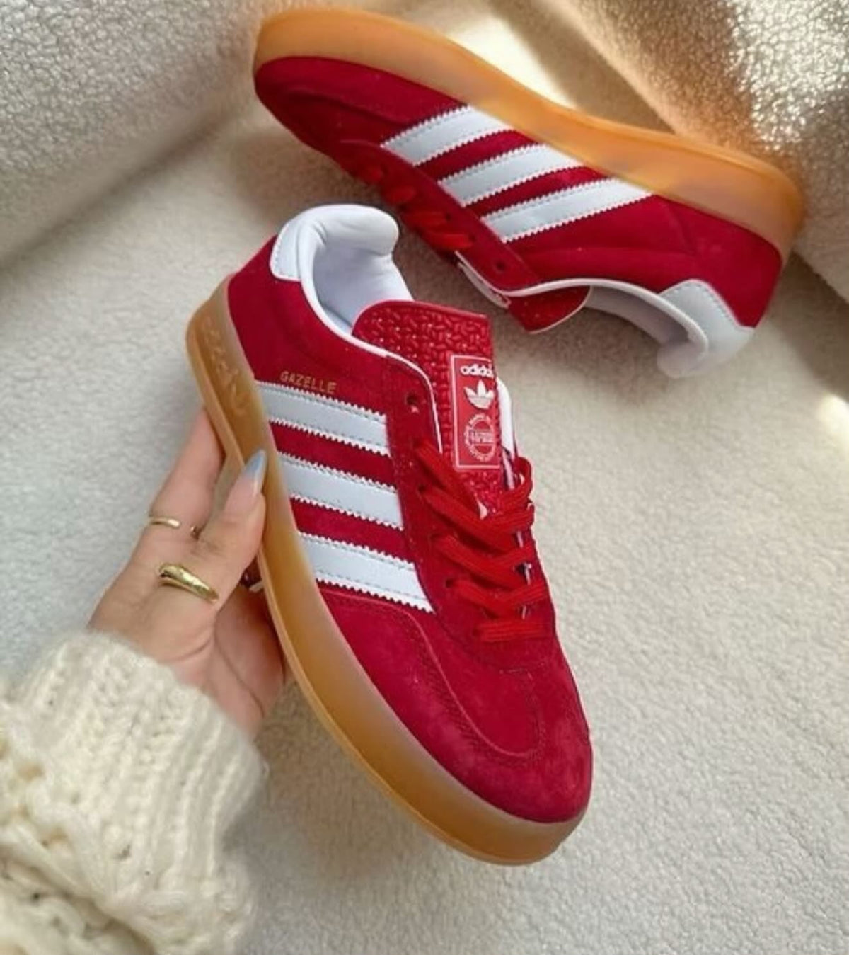 🔥ADIDAS GAZELLE - RED LEVEL - MUJER