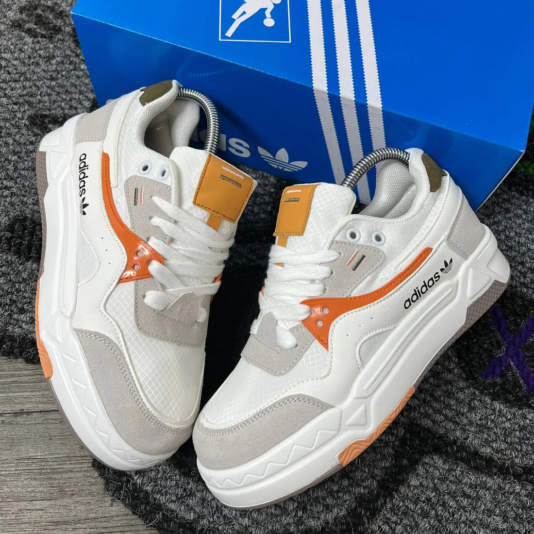 🔥ADIDAS FUSION - CREAM - MUJER