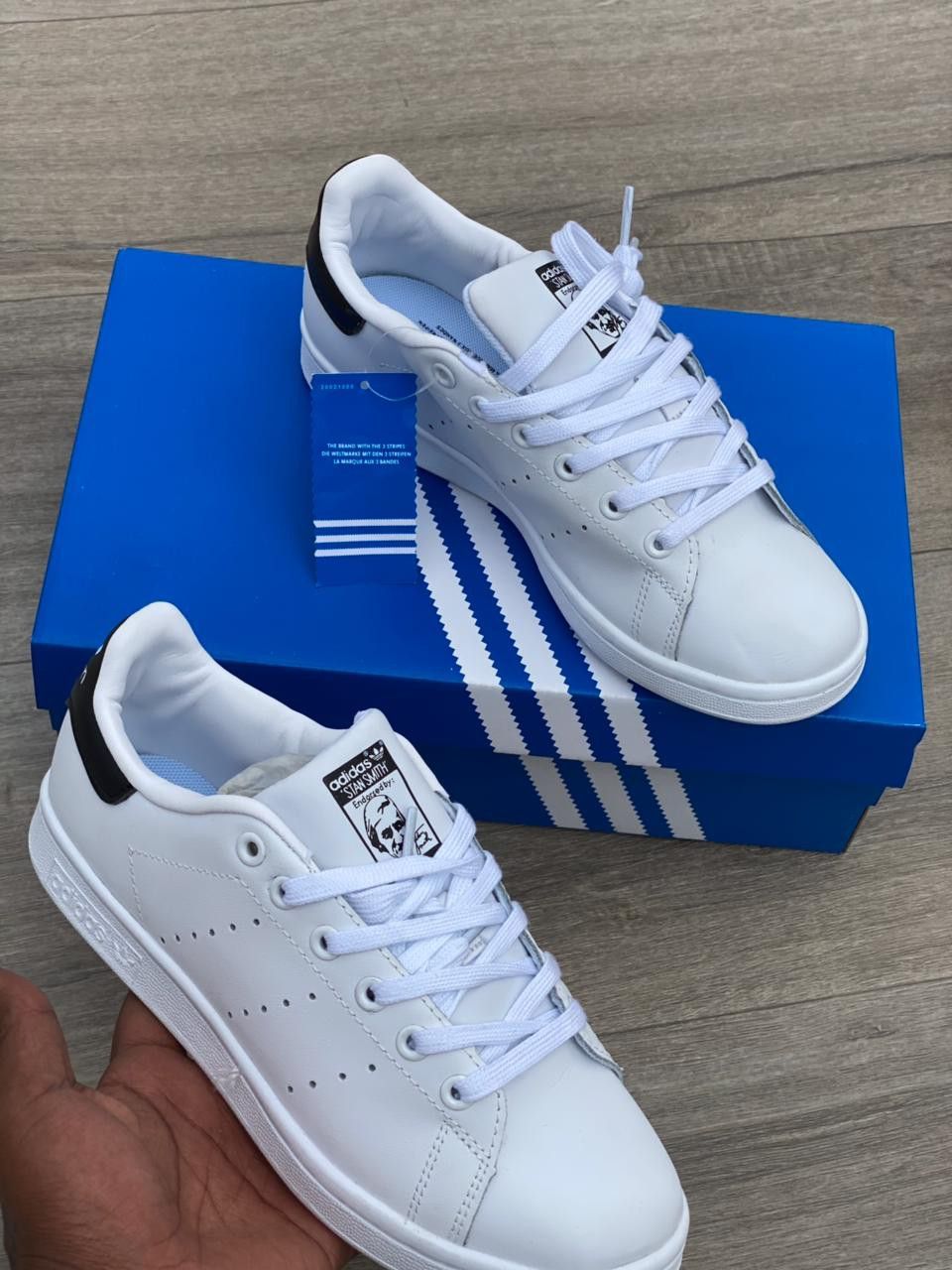 🔥STAN SMITH BY ORIGINALS - TALON NEGRO - MUJER