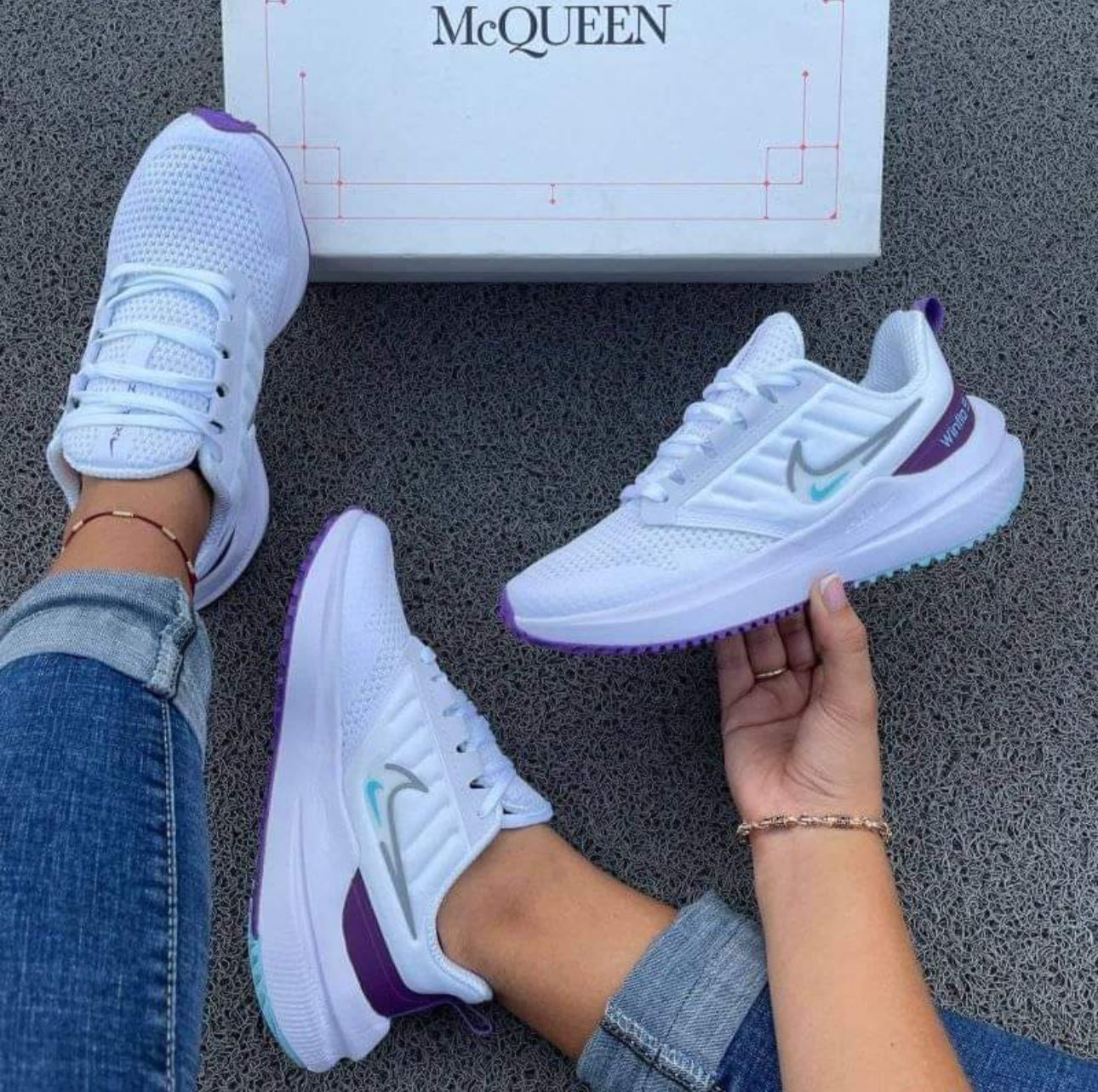 🔥NIKE AIR WINFLO 9 - BLANCAS V2 - MUJER