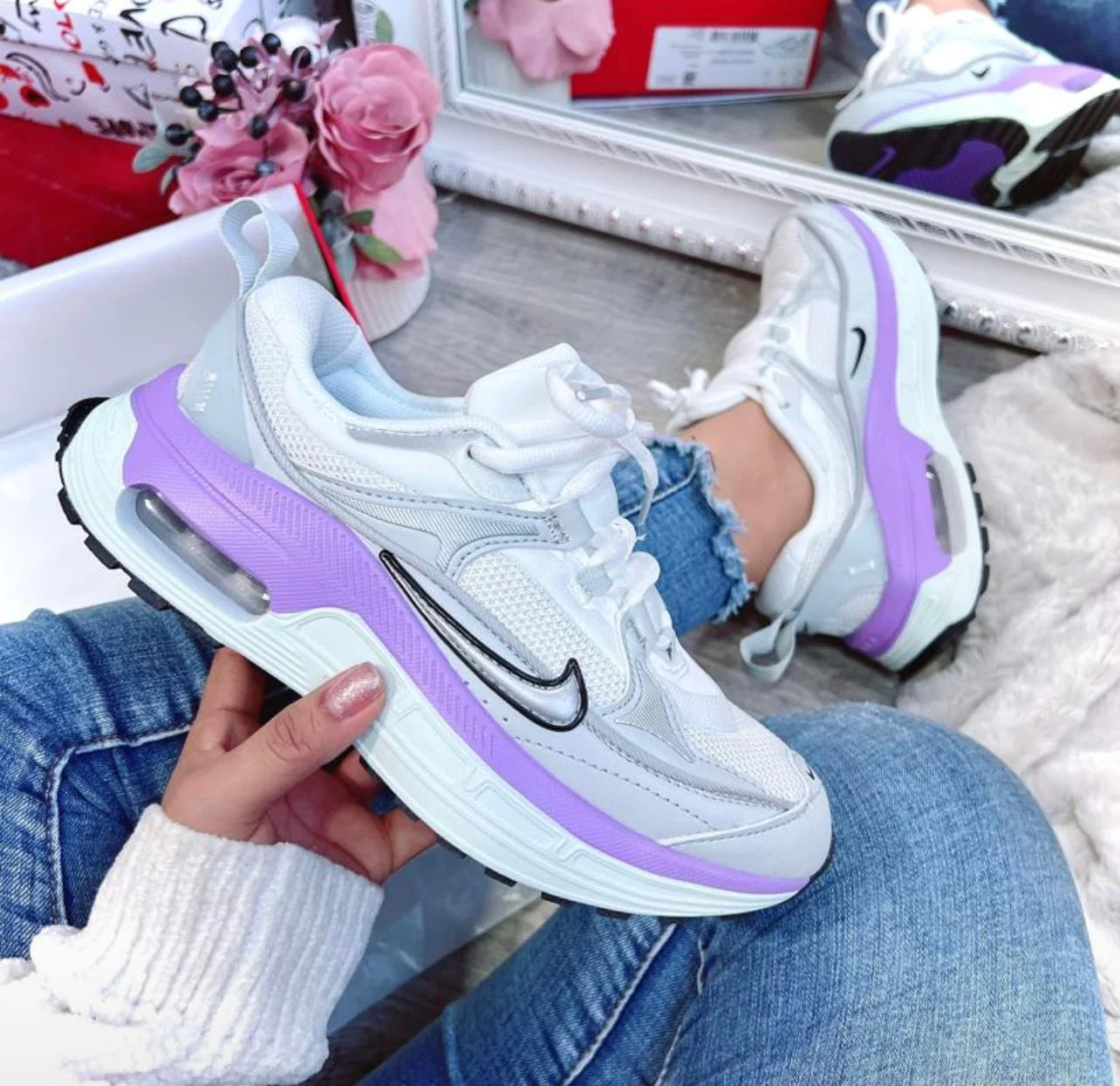 🔥NIKE AM BLISS - LILA - MUJER