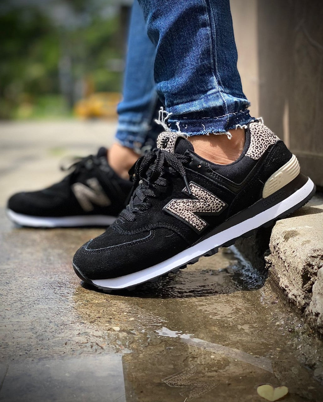 🔥New Balance 574 - Negro - Mujer