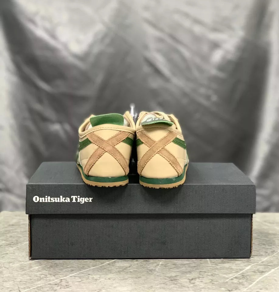 🔥ONITSUKA TIGER - MEXICO 66 - HERB GREEN - HOMBRE