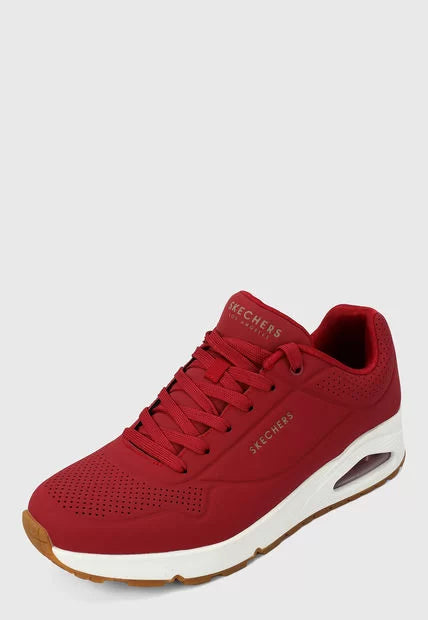 🔥SKECHERS ONE STAND - ROJO - MUJER