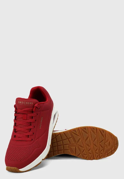 🔥SKECHERS ONE STAND - ROJO - MUJER