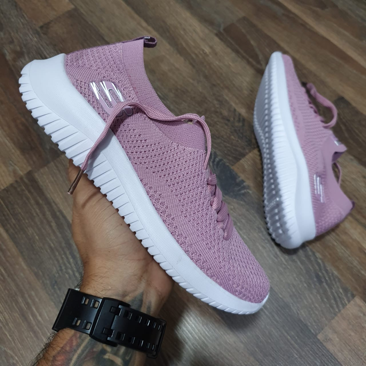 🔥SKECHERS K'NIT - MORADO - MUJER