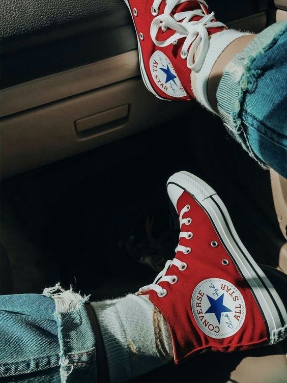 🔥BOTA CHUCK TAYLOR ALLSTAR JUNIOR ROJO