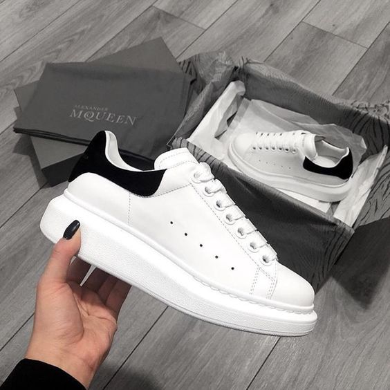 🔥ALEXANDER MC QUEEN - CLASIC WHITE - HOMBRE