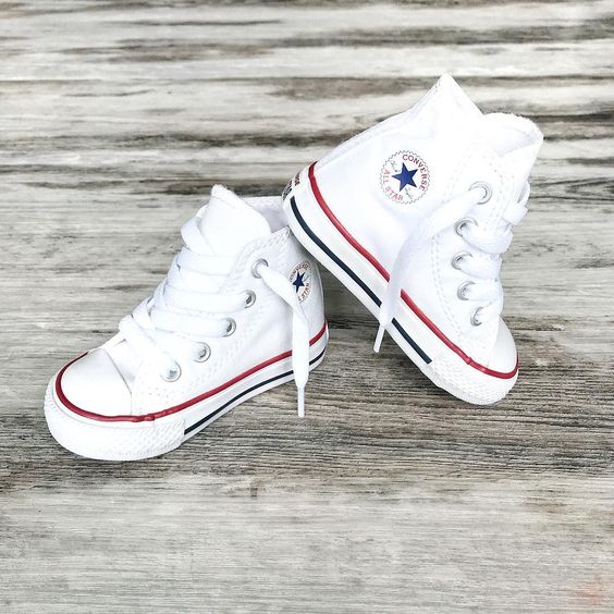 🔥BOTA CHUCK TAYLOR ALLSTAR JUNIOR BLANCO