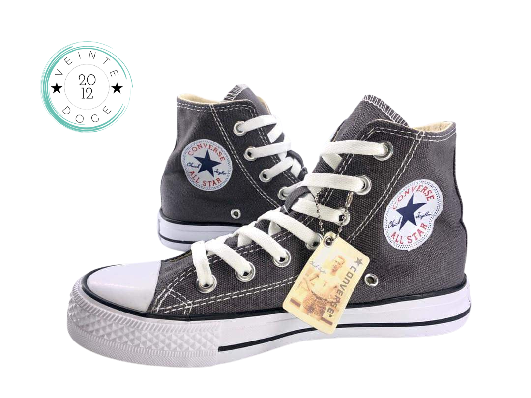 🔥BOTA CHUCK TAYLOR ALLSTAR ADULTO GRIS