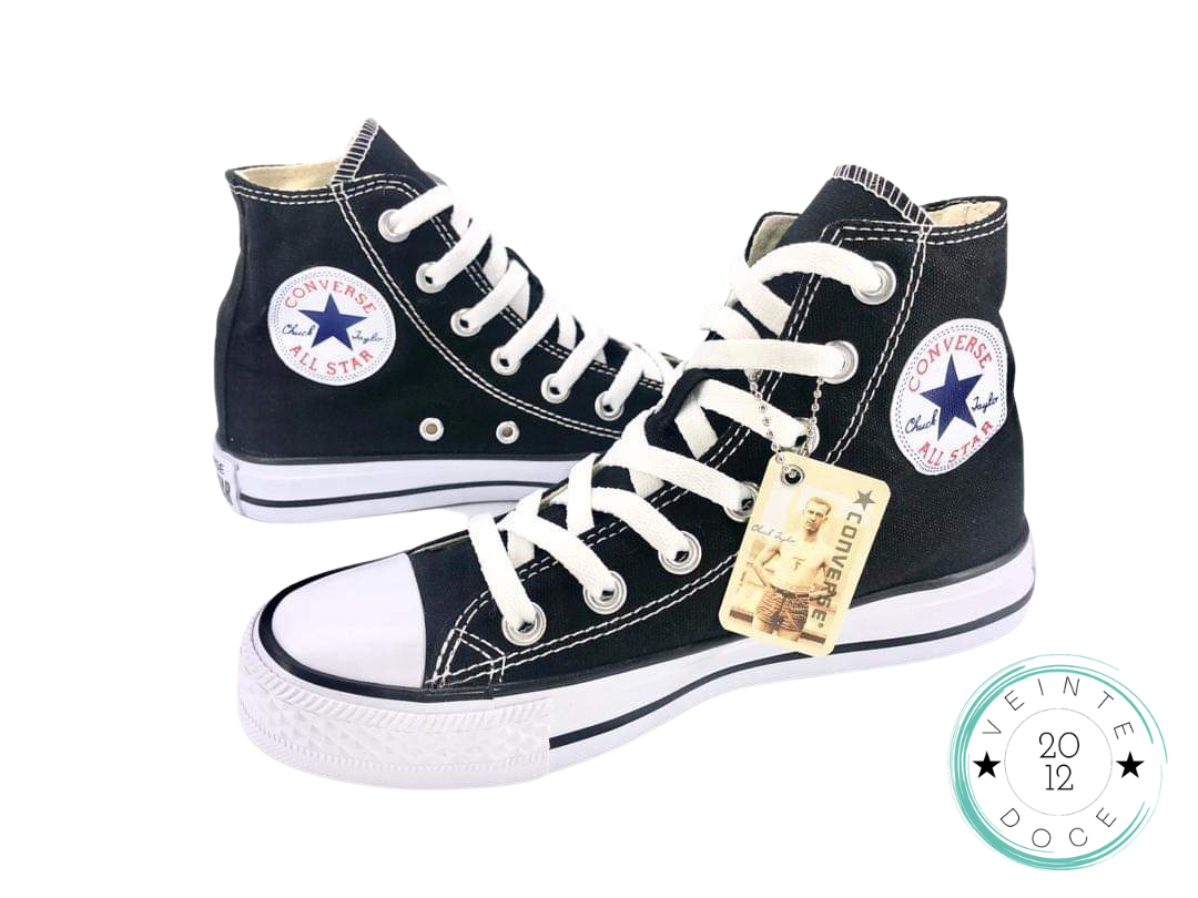 🔥BOTA CHUCK TAYLOR ALLSTAR ADULTO NEGRO