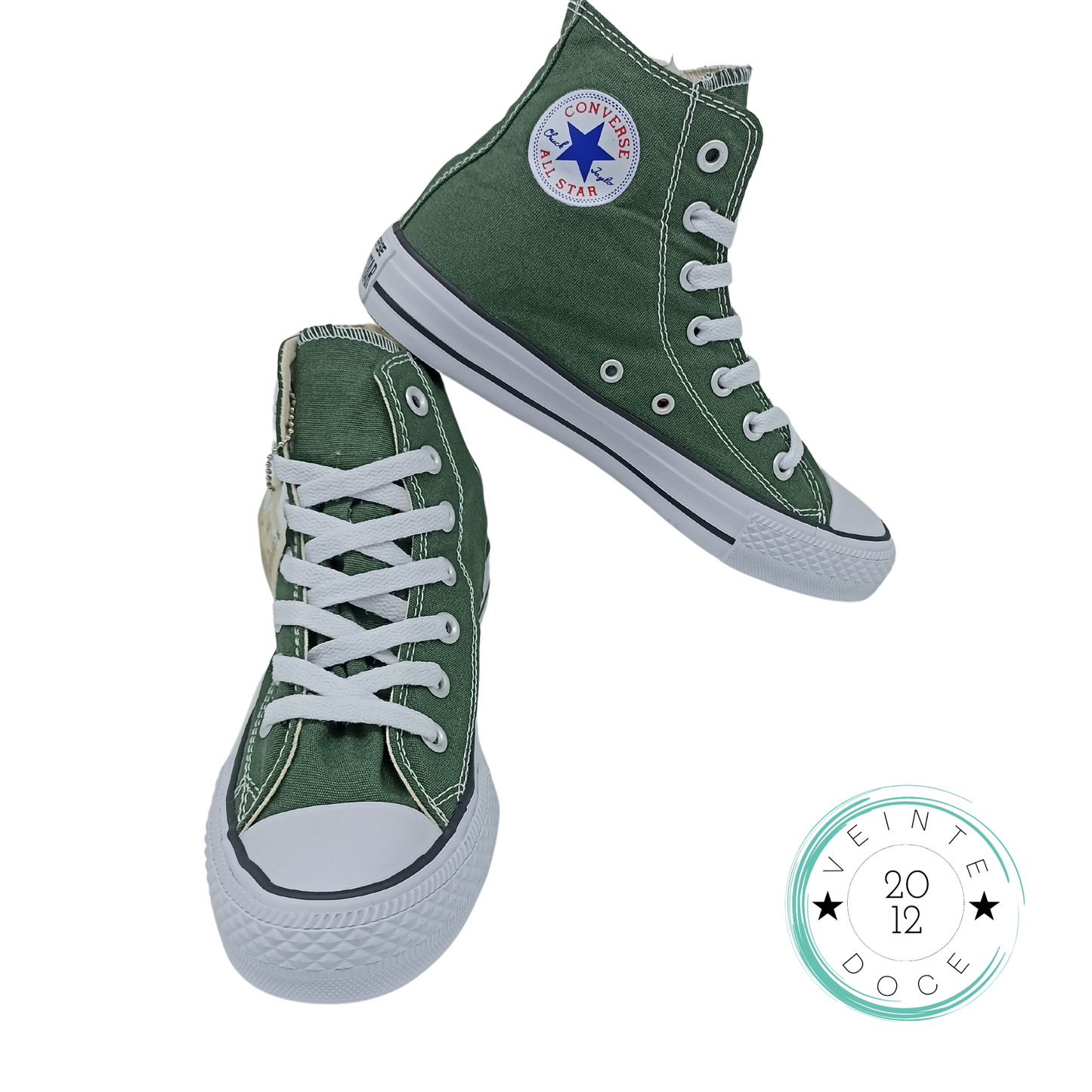 🔥BOTA CHUCK TAYLOR ALLSTAR ADULTO VERDE MILITAR