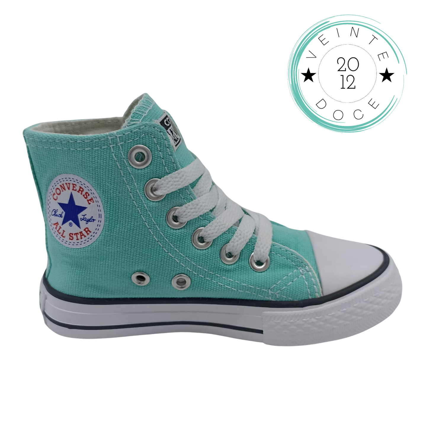 🔥BOTA CHUCK TAYLOR ALLSTAR JUNIOR AGUAMARINA