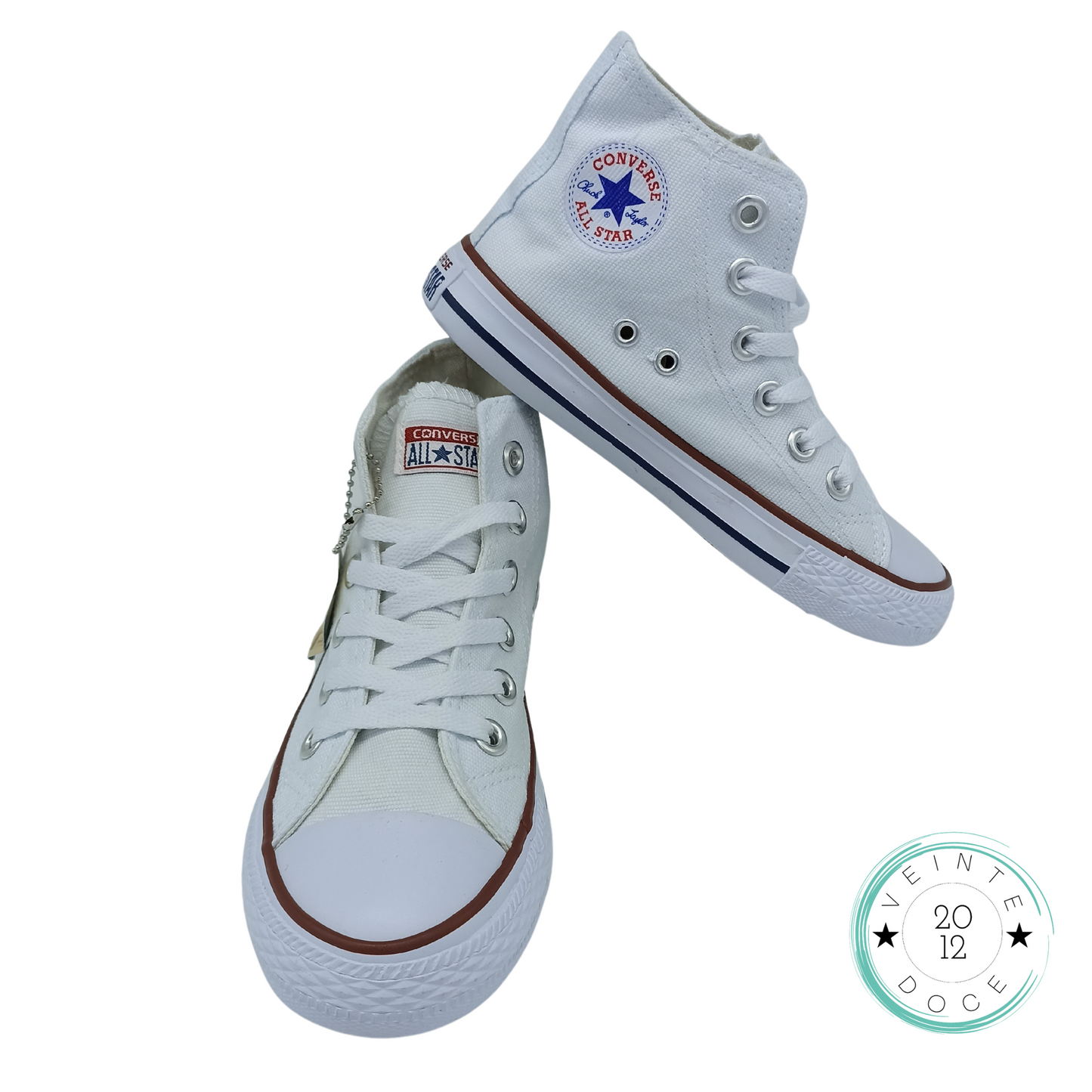 🔥BOTA CHUCK TAYLOR ALLSTAR JUNIOR BLANCO
