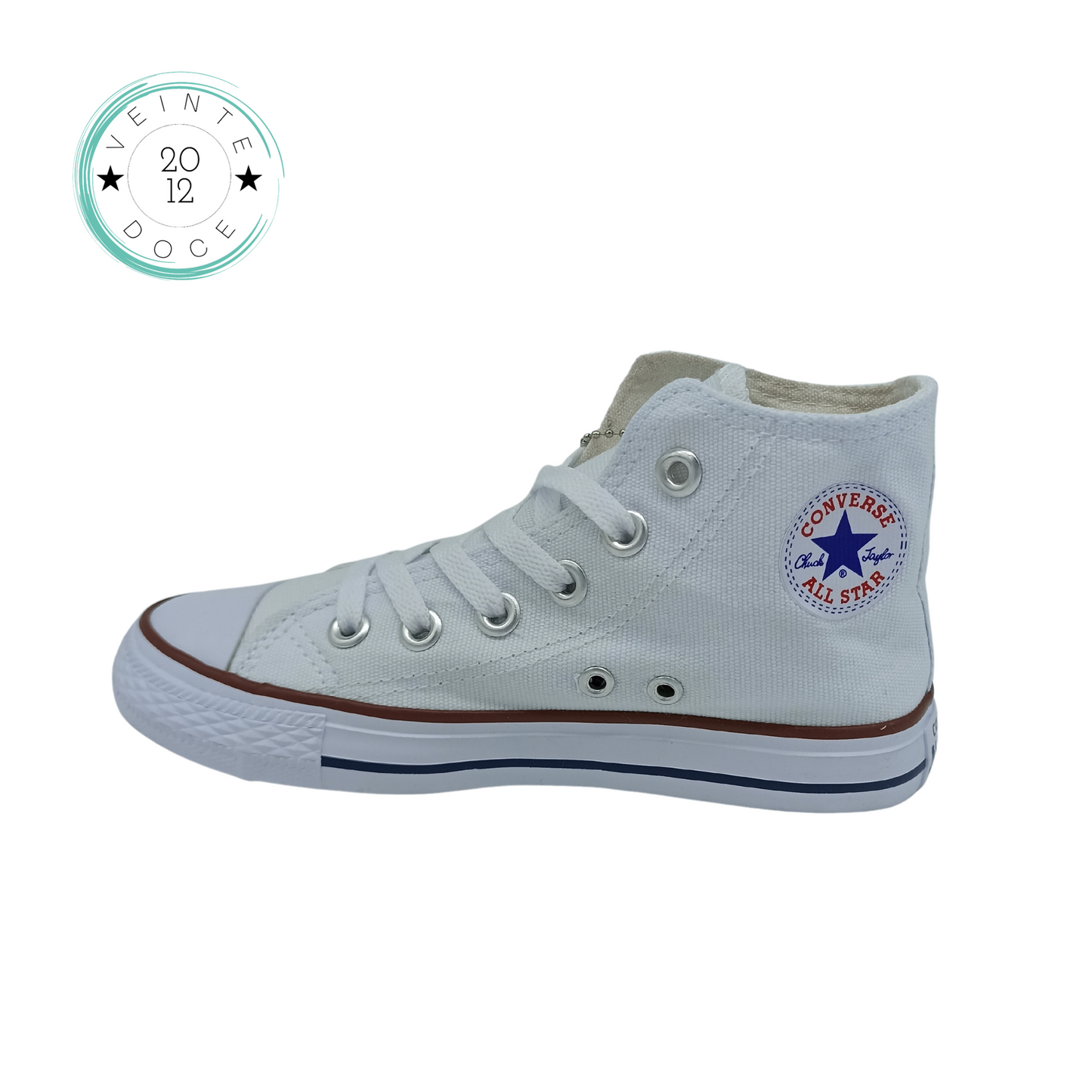 🔥BOTA CHUCK TAYLOR ALLSTAR JUNIOR BLANCO